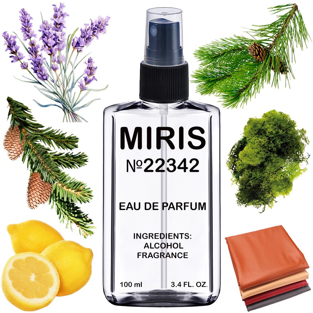 MIRIS No. 22342, Inspired by Drakar Noir, Long-Lasting Eau de Parfum for Men, Spray 3.4 Fl Oz / 100 ml