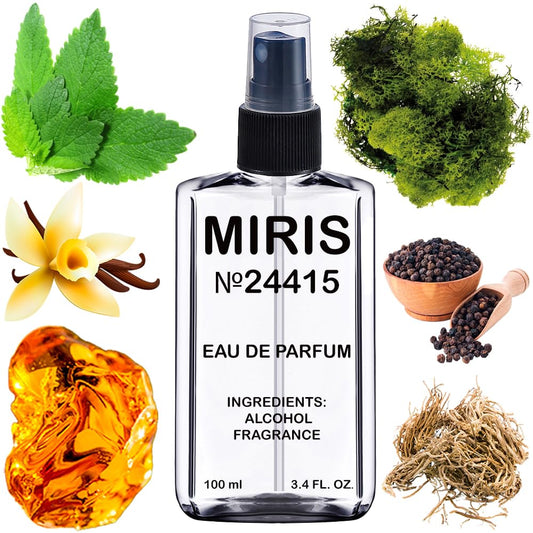 MIRIS No. 24415, Inspired by Ultraviolet, Long-Lasting Eau de Parfum for Men, Spray 3.4 Fl Oz / 100 ml