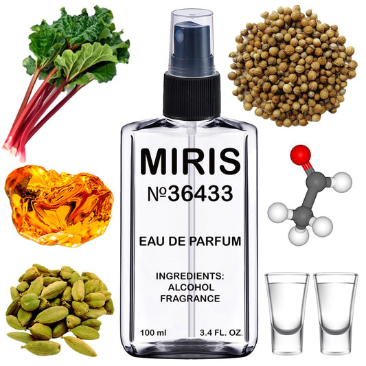 MIRIS No. 36433, Inspired by Mos Vodka On The Rocks, Long-Lasting Unisex Eau de Parfum for Women & Men, Spray 3.4 Fl Oz / 100 ml