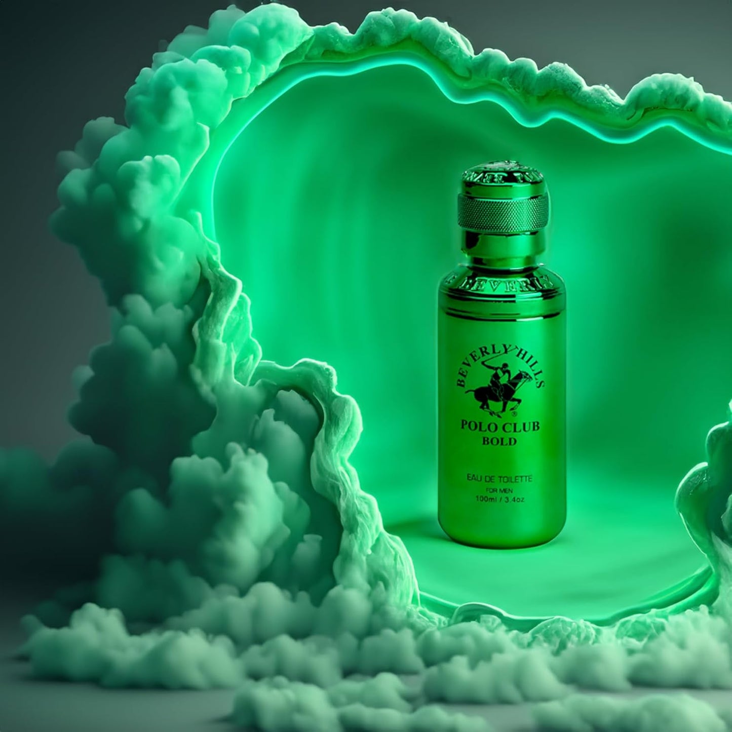 Beverly Hills Polo Club BOLD Men's Eau De Toilette Cologne Bonus Pack | Designer Fragrance Set for Him | 3.4oz Full Size + 0.5oz Travel Spray