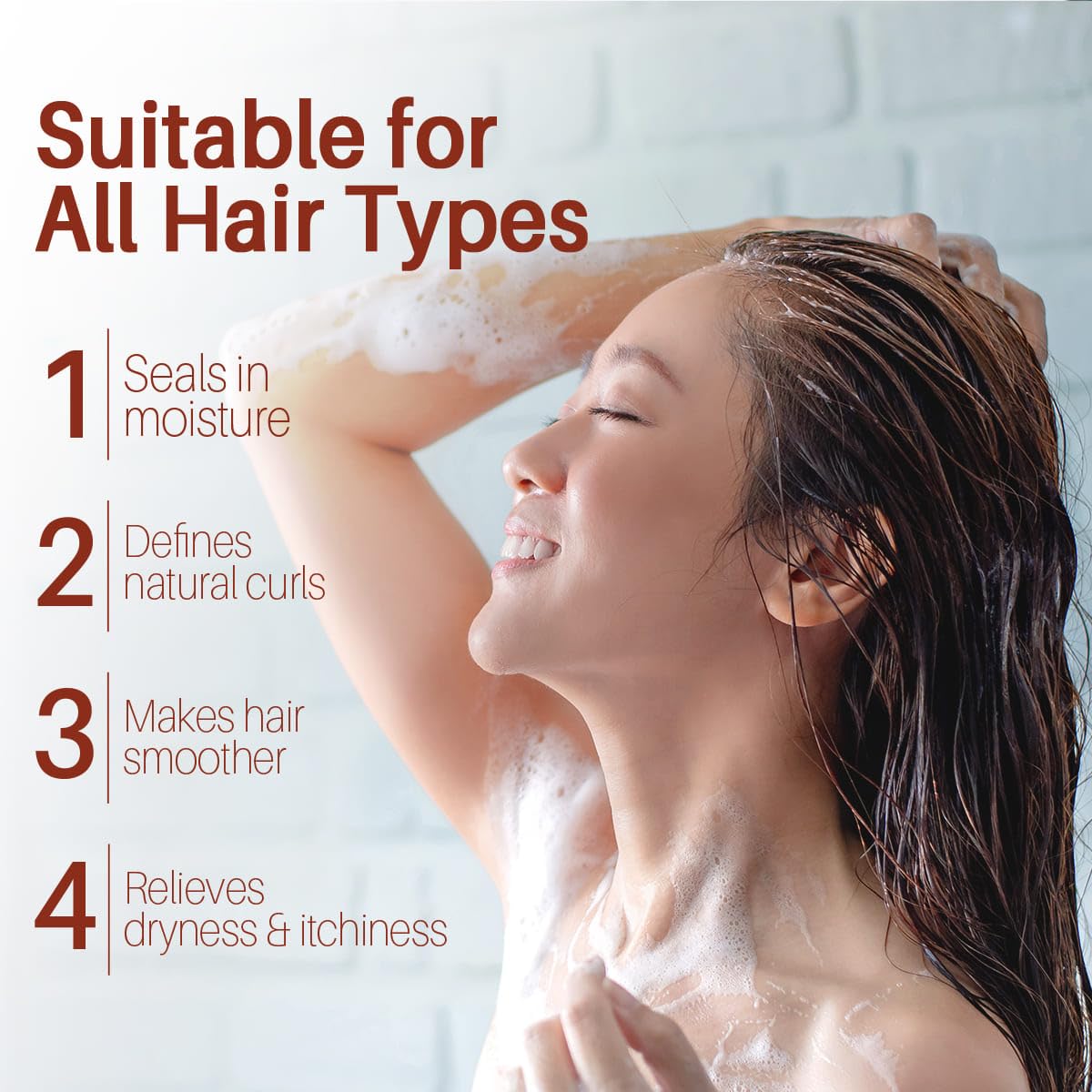 Castor Oil Shampoo and Conditioner - Sulfate Free with Peppermint Oil, Lavender and Rosemary - Castor Oil Shampoo for Hair Growth - Hydrating and Nourishing - 16 oz each