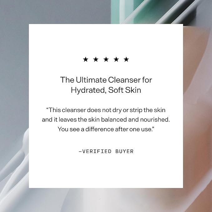 Versed Gentle Hydrating Facial Cleanser - Cream Face Cleanser with Hyaluronic Acid & Aloe Leaf Juice - Fragrance-Free cleanser for Dry Skin