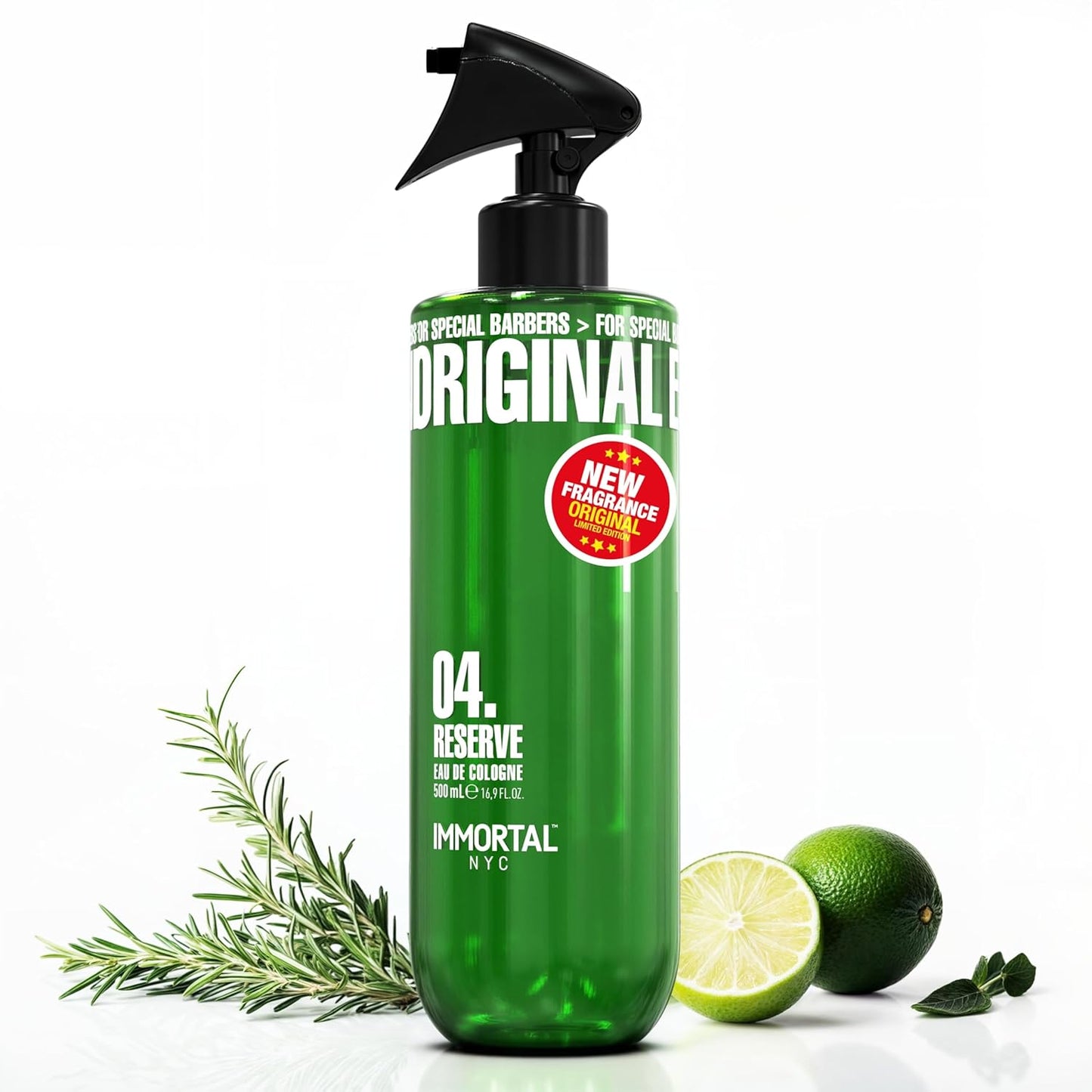 Immortal NYC Reserve 04, After Shave Spray Body/Face Men's Cologne,17 oz - Exclusive Barbers - Softens Skin - Refreshes/disinfects and Relieves Face and Skin - Moisturizing Formula After Shaving