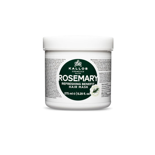Kallos KJMN Rosemary Hair Mask with Rosemary, Mint & Natural Oils 275 ml - 9,29 Fl Oz