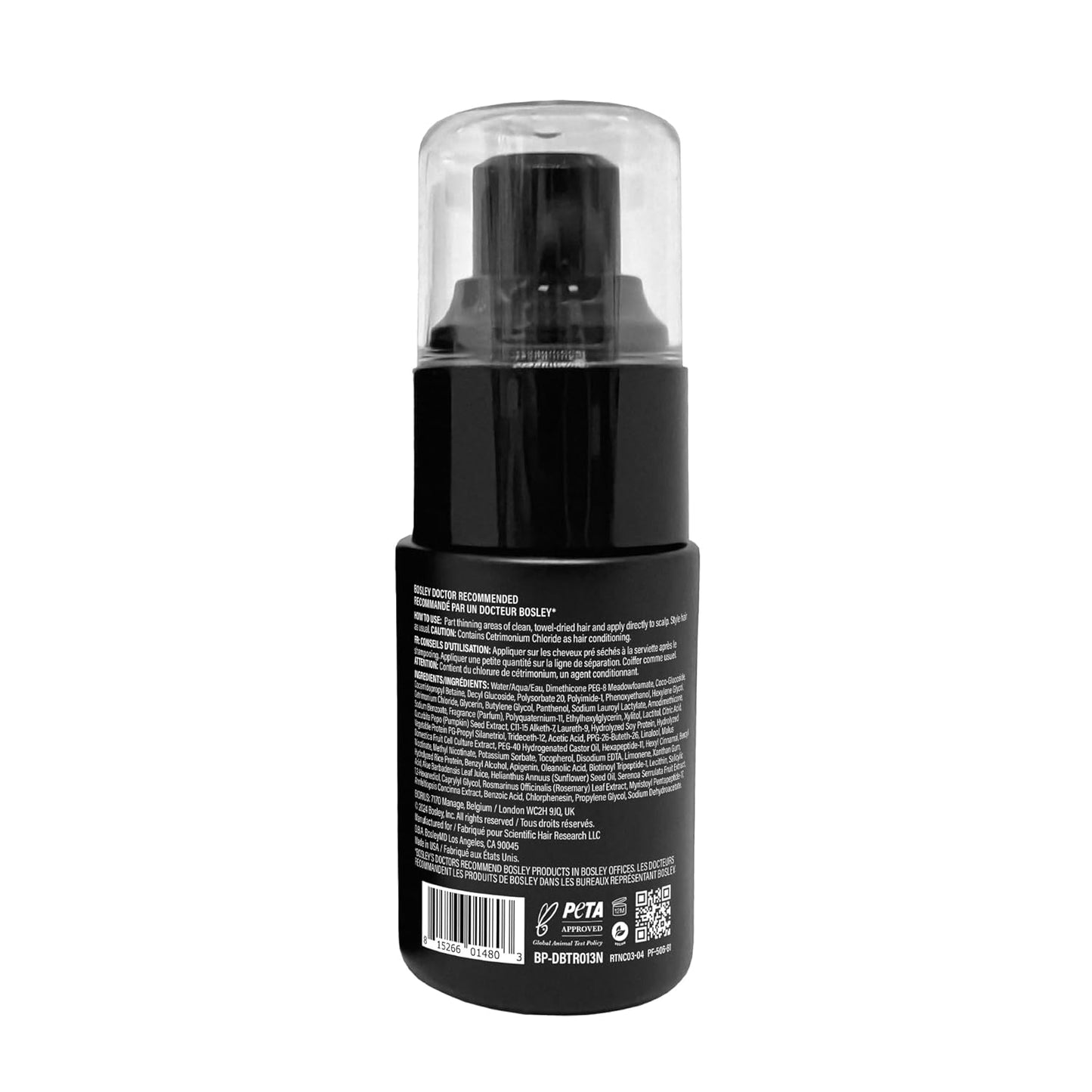 Dr. Bosley Volumizing Treatment – Lightweight, Alcohol-Free Foam for Thicker, Fuller-Looking Hair – With Biotin & Saw Palmetto to Help Prevent Hair Loss & Breakage – 3.4 fl oz