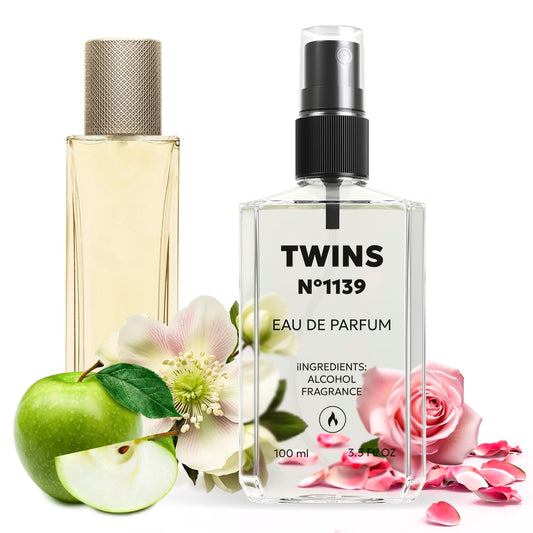 TWINS Impression of Pour Femme | Perfume for Women Eau de Parfum | No.1139 | 3.4 Fl Oz / 100 ml