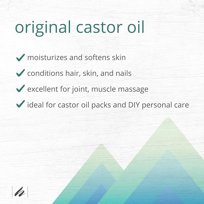 Home Health Original Castor Oil, Promotes Healthy Hair And Skin, Natural Skin Moisturizer - Pure, Cold Pressed, Non-GMO, Hexane-Free, Solvent-Free, Paraben-Free, Vegan - 32 fl oz