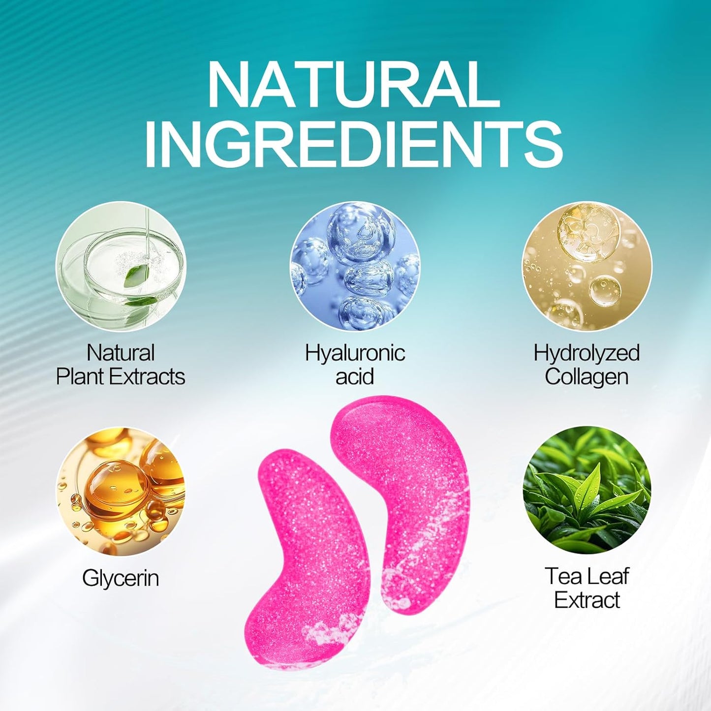 TUNBOT Under Eye Patches 24 Pairs - Gift Box Packaging, Natural Plant Extracts Eye Mask with Hyaluronic Acid, Reduces Puffiness & Dark Circles, Anti-Aging Eye Gel Pads for Facial Care