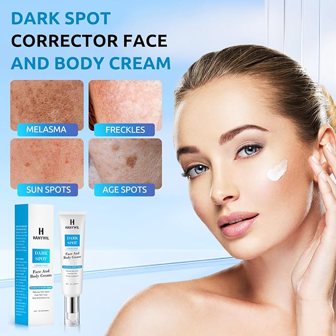 Dark Spot Remover for Face Cream, Dark Spot Corrector, Rapid Tone Repair Retinol, Skin Brown Spot Remover, Skin Care Face Cream, Sun Spot Remover, Age Spot Corrector for Women Men (2 Fl Oz)