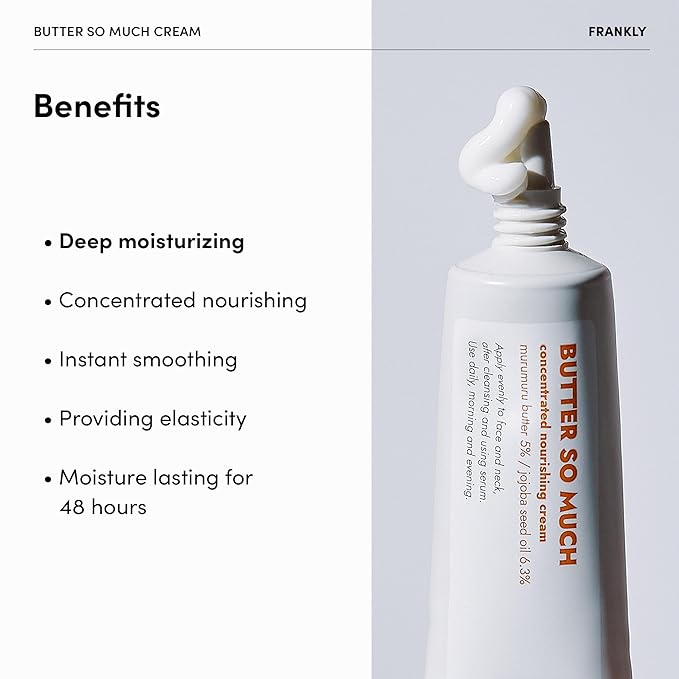 FRANKLY Skin Repair Duo: Retinol 0.3 Cream & Butter So Much Cream | Anti-Aging & Skin Turnover | Deep Moisturization | Vegan Butter, Jojoba Oil | Vegan & Curelty-Free | Korean Skincare Set