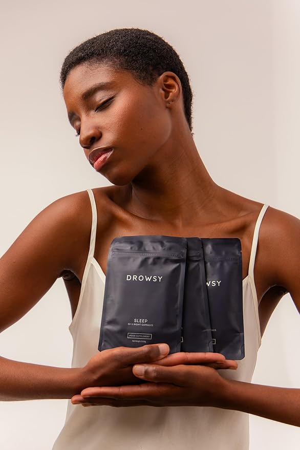 Drowsy Beauty – Nighttime Skin Hydration & Wellness Supplement with Marine Collagen, Hyaluronic Acid & Vitamin C – Supports Skin Vitality & Relaxation