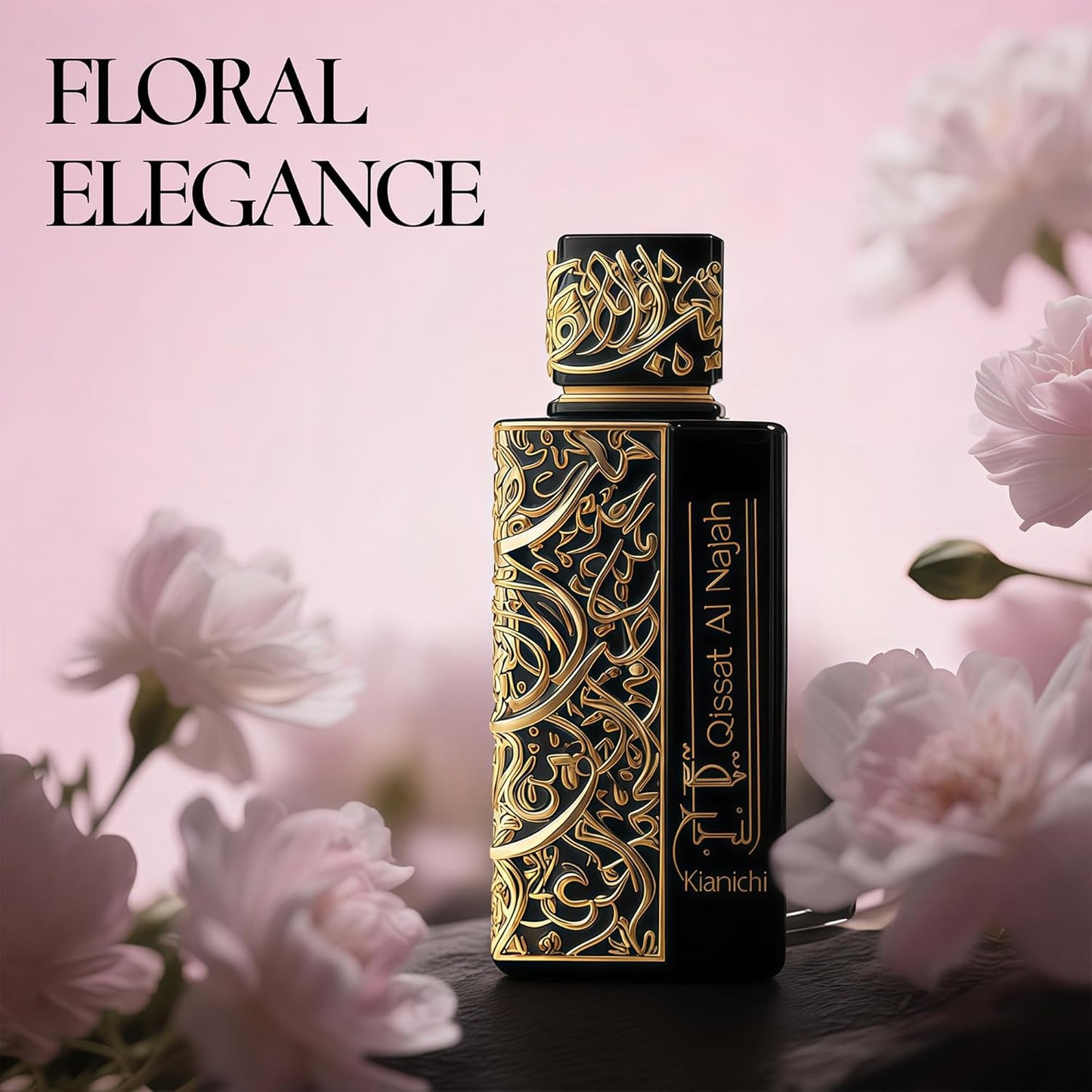 QISSAT AL NAJAH KIAMICH Cologne for Men | Premium Lavender & Oud Eau de Parfum | 100ml Long Lasting Perfume with Geranium & Frankincense | Fresh Woody Spiritual Scent