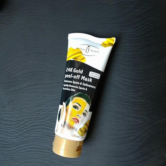 MK aichun 24k Gold Peel-Off mask,Face Care Facial mask, Collagen Gold Powder Crystal Facial Mask