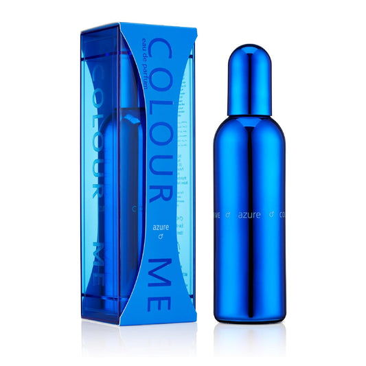 COLOUR ME Azure Perfume. 100ml Eau de Parfum Men, Luxury Fragrance - Aftershave, Long Lasting Perfumes for Men by Milton-Lloyd