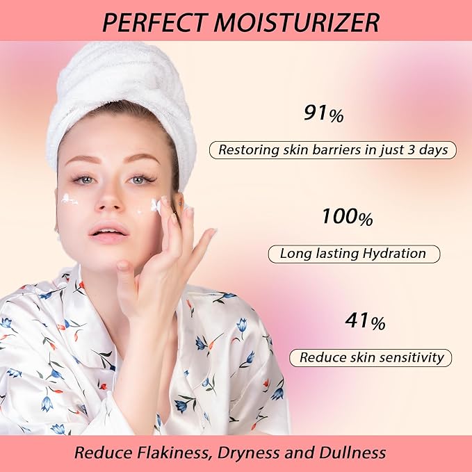 Moisturizer Cream – Deep Hydrating Night Cream with Ceramides & Ginseng for Anti-Aging, Fragrance-Free & Paraben-Free Face Cream for All Skin Types, 5.07 fl oz