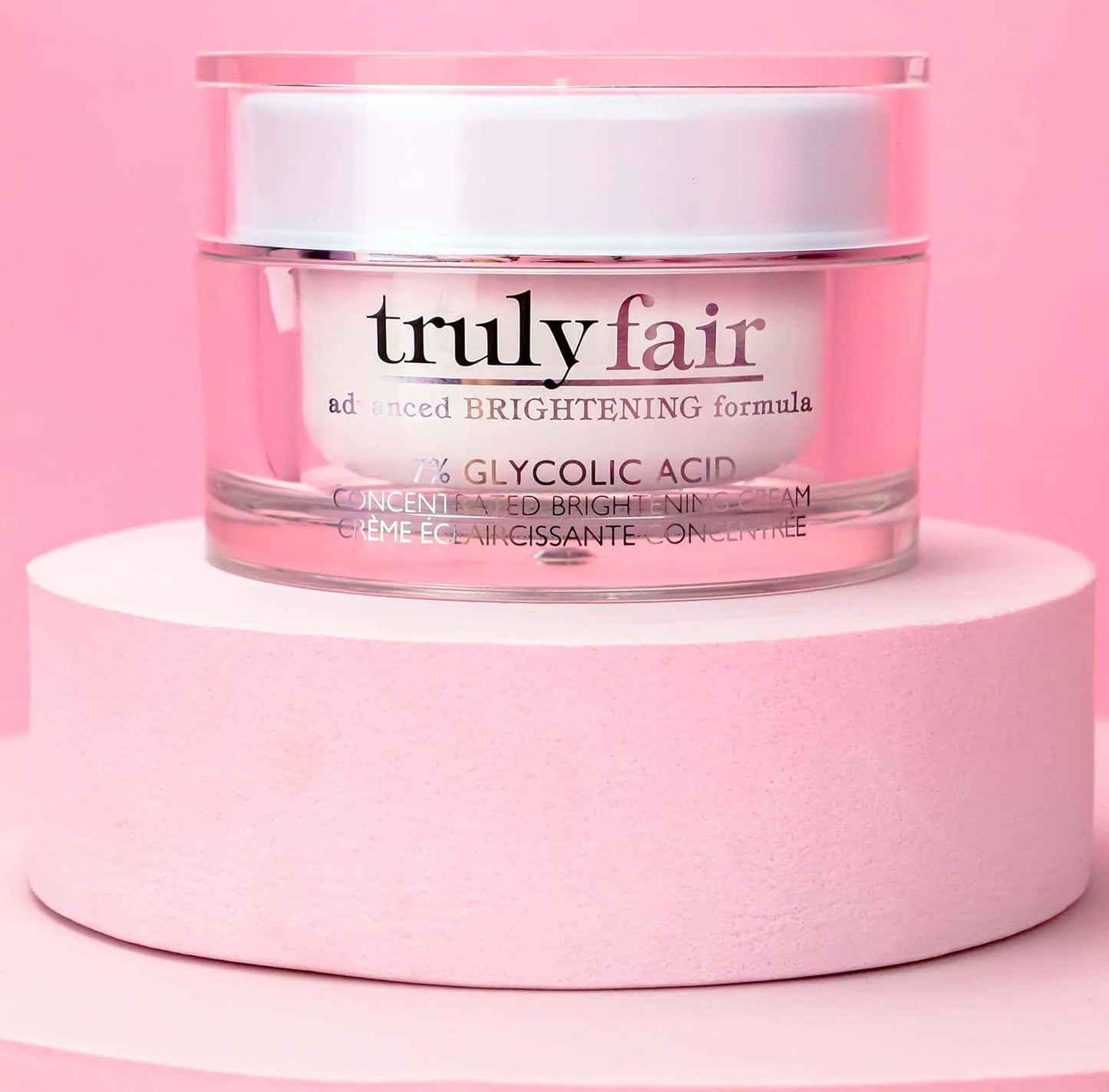 Face Brightening Kit – Vitamin C Serum 1 oz & 7% Glycolic Acid Concentrated Cream 1.7 oz - Skincare Kit- Anti-Aging - Moisturizing formula - Paraben-free - For women