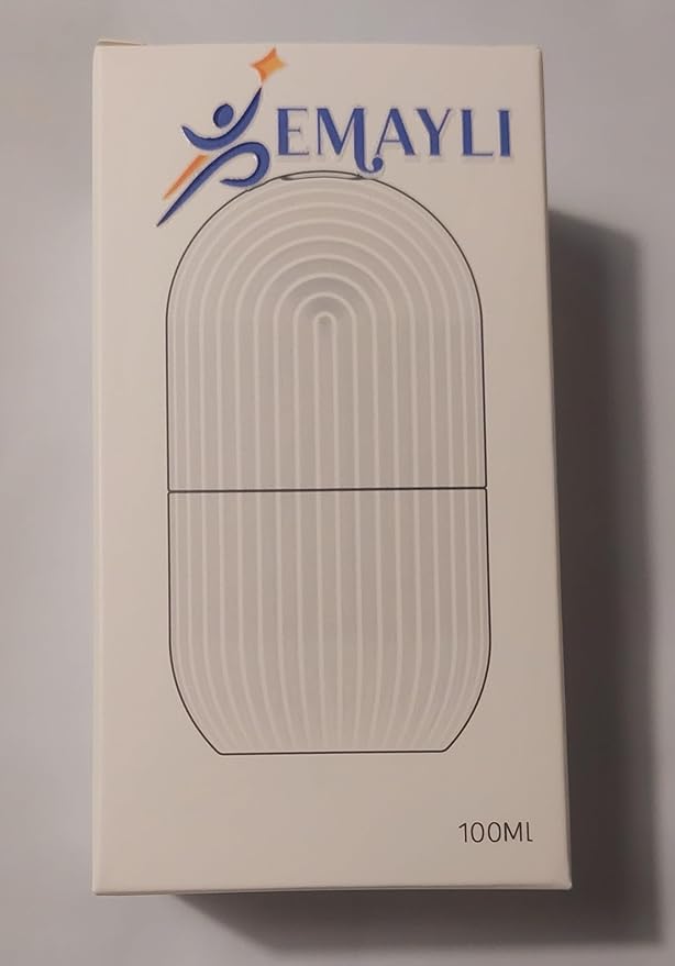 Facial Beauty Ice Roller Silicone Container, Skin Care Ice Massager for Firming and Beautiful Skin. (Green)