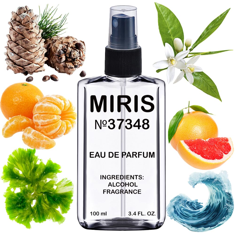 MIRIS No. 37348, Inspired by Aqua Pour Homme Marine, Long-Lasting Eau de Parfum for Men, Spray 3.4 Fl Oz / 100 ml