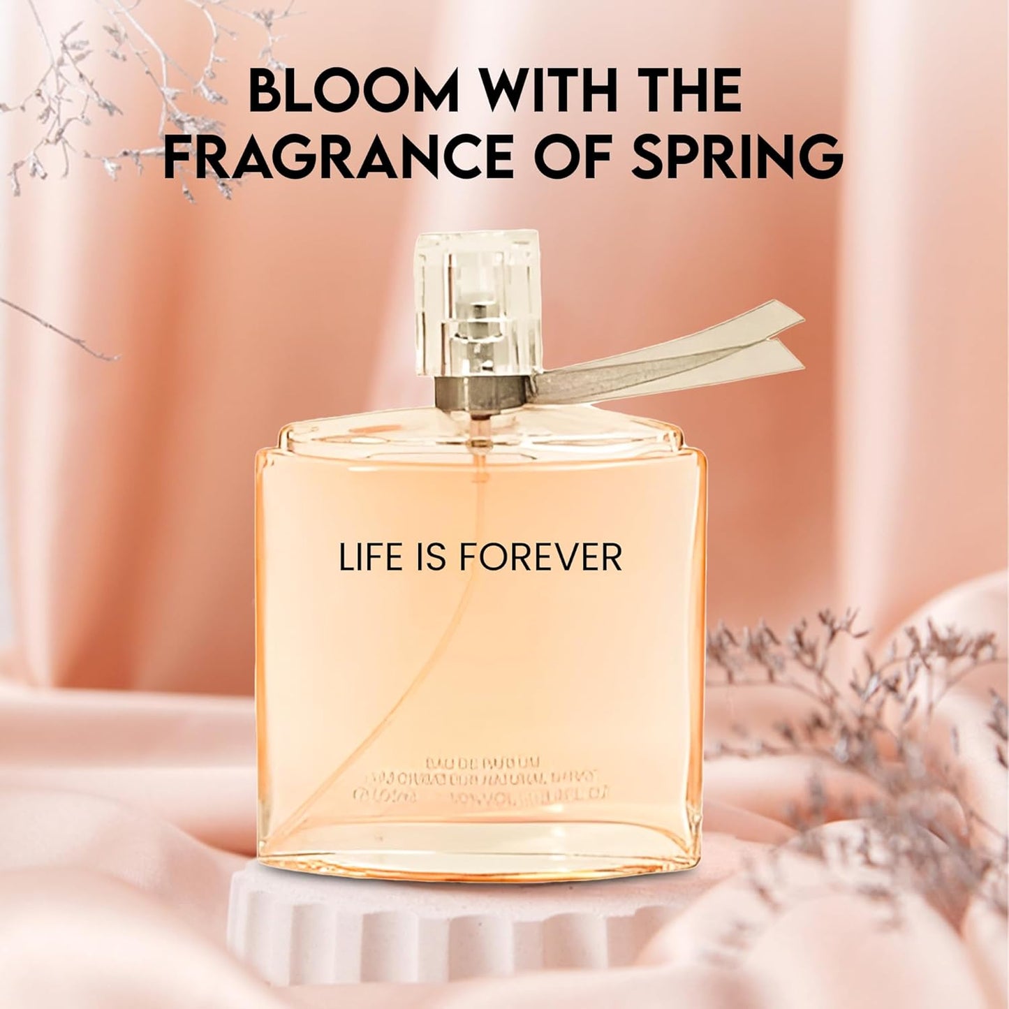 Women's Perfume Combo Set Milano Women&Life is Forever Floral Fruity Fragrance Eau De Parfum Elegant 100ml Bottle Natural Spray Each for Daily Used
