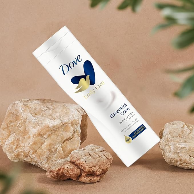 Dove Essential Nourishment Body Lotion - Dry Skin (250ml) - Pack of 2 by Dove