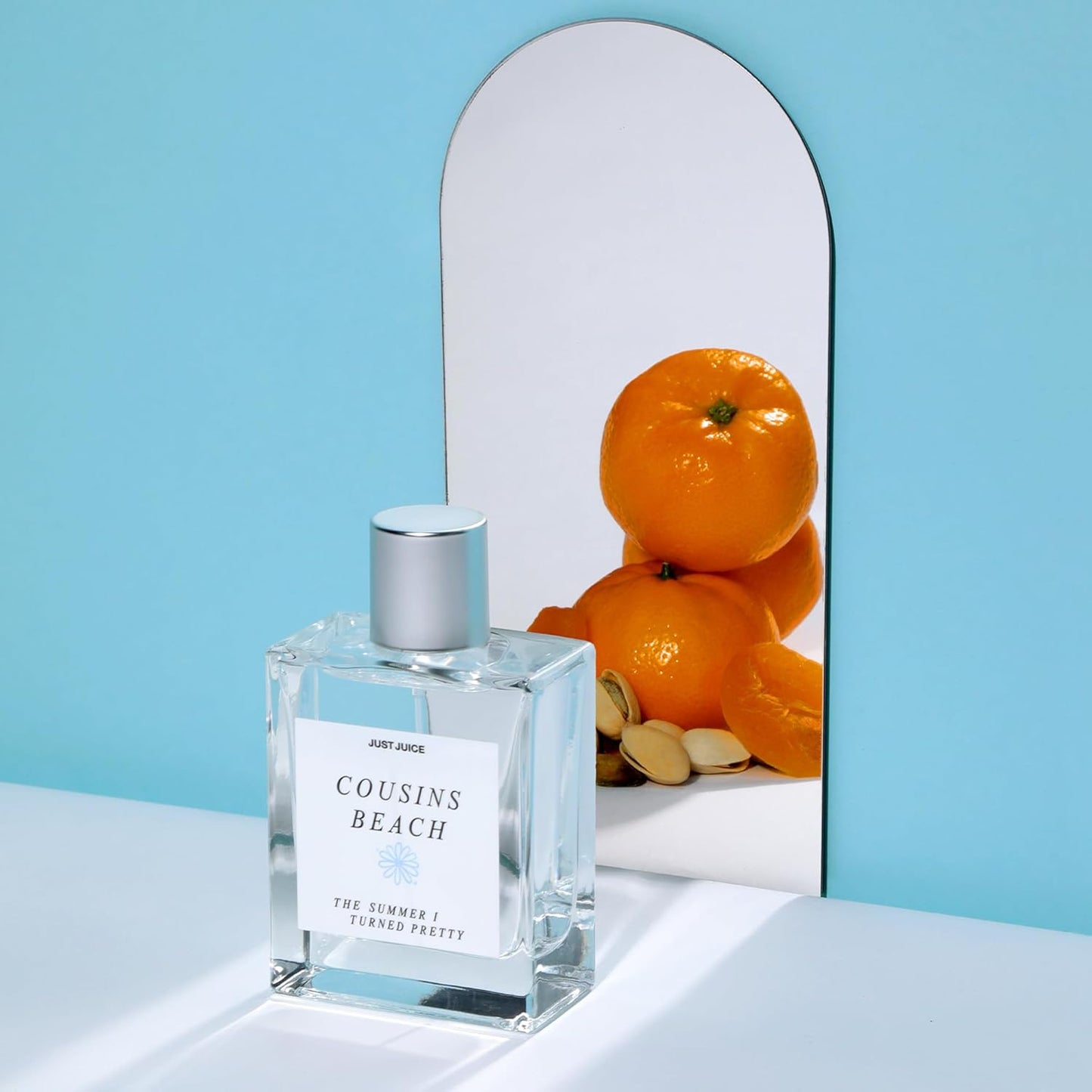 Just Juice - The Summer I Turned Pretty Cousins Beach - Beachy, Creamy Coconut and Vanilla Perfume for Women and Men - 0.3 oz