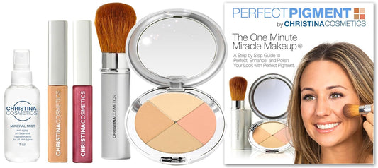 Christina Cosmetics Perfect Pigment 1: FULL SIZE 7 PIECE KIT - For Fair, Light or Medium complexions