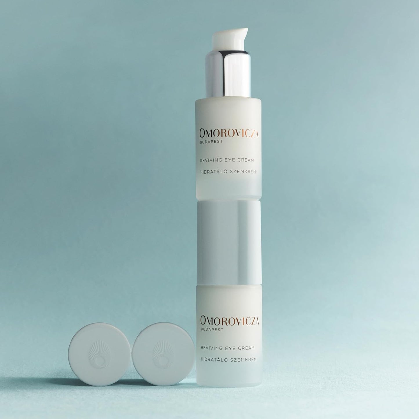 Omorovicza Reviving Eye Cream (0.51 oz), Under Eye Brightener Cream with Arnica, Alfalfa Extract & Hazelnut Peptide, Under Eye Cream to Brighten Dark Circles, Reduce Puffiness & Smooth Fine Lines