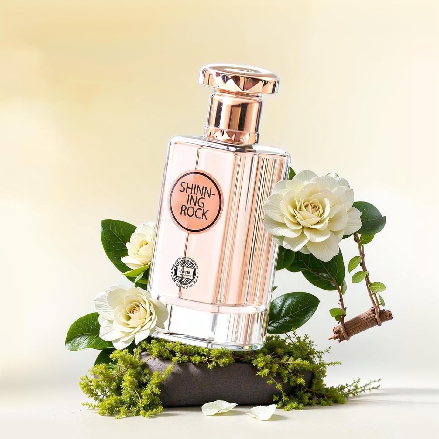 Hybrid & Company Women Shinning Rock Pour Femme Eau De Parfum Vaporisateur Natural Spray 3.4 Fl Oz