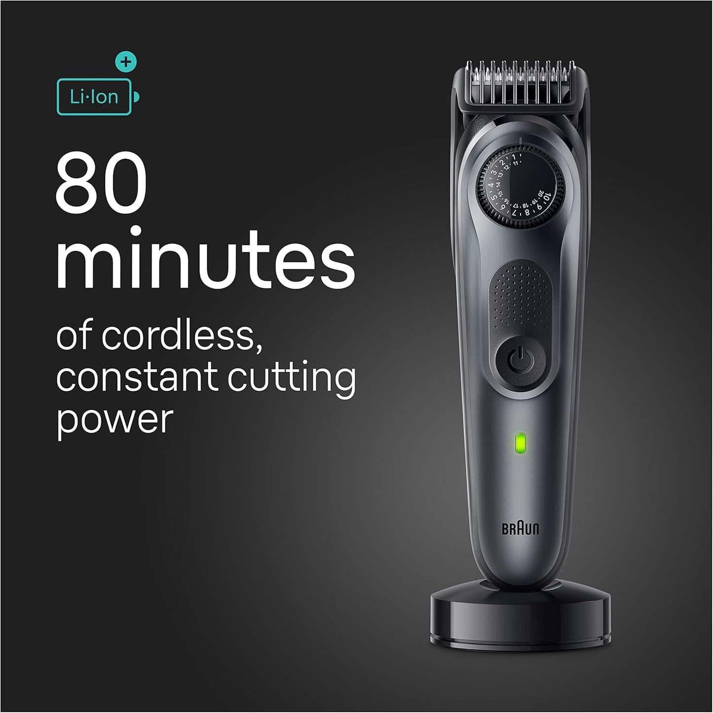 Braun All-in-One Style Kit Series 5 5471, 8-in-1 Trimmer for Men with Beard Trimmer, Body Trimmer for Manscaping, Hair Clippers & More, Ultra-Sharp Blade, 40 Length Settings, Waterproof