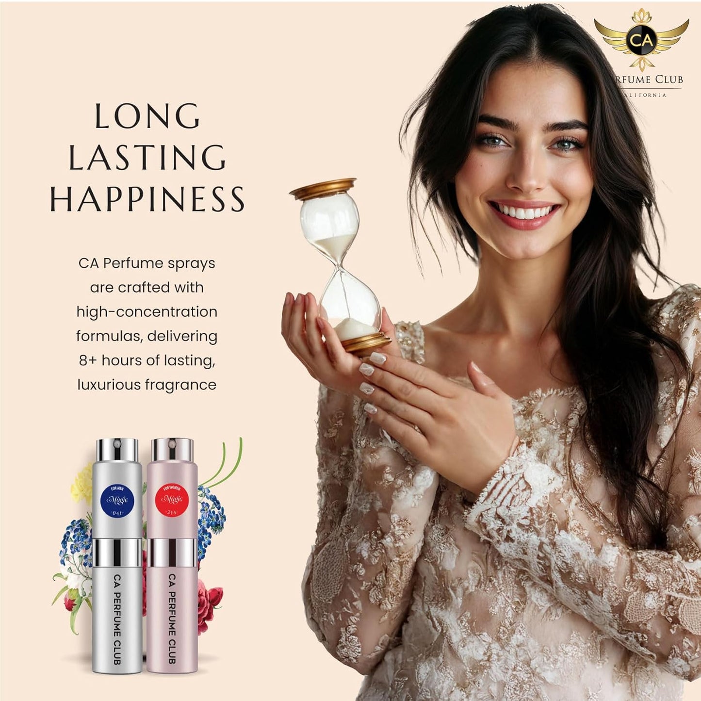 CA Perfume Impression of Libre Women Intense Amber Fougere Scent Long Lasting Perfumes for Women Eau De Parfum Travel Size Refillable Atomizer Spray 0.27 Fl Oz 8ml