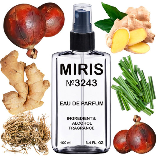 MIRIS No. 3243, Inspired by The Scent Absolute Men, Long-Lasting Eau de Parfum for Men, Spray 3.4 Fl Oz / 100 ml