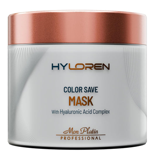 Mon Platin Professional HYLOREN Hair Mask for Colored Hair, Saloon Professional Hair Care Mask, 500ml, Sulfate Free