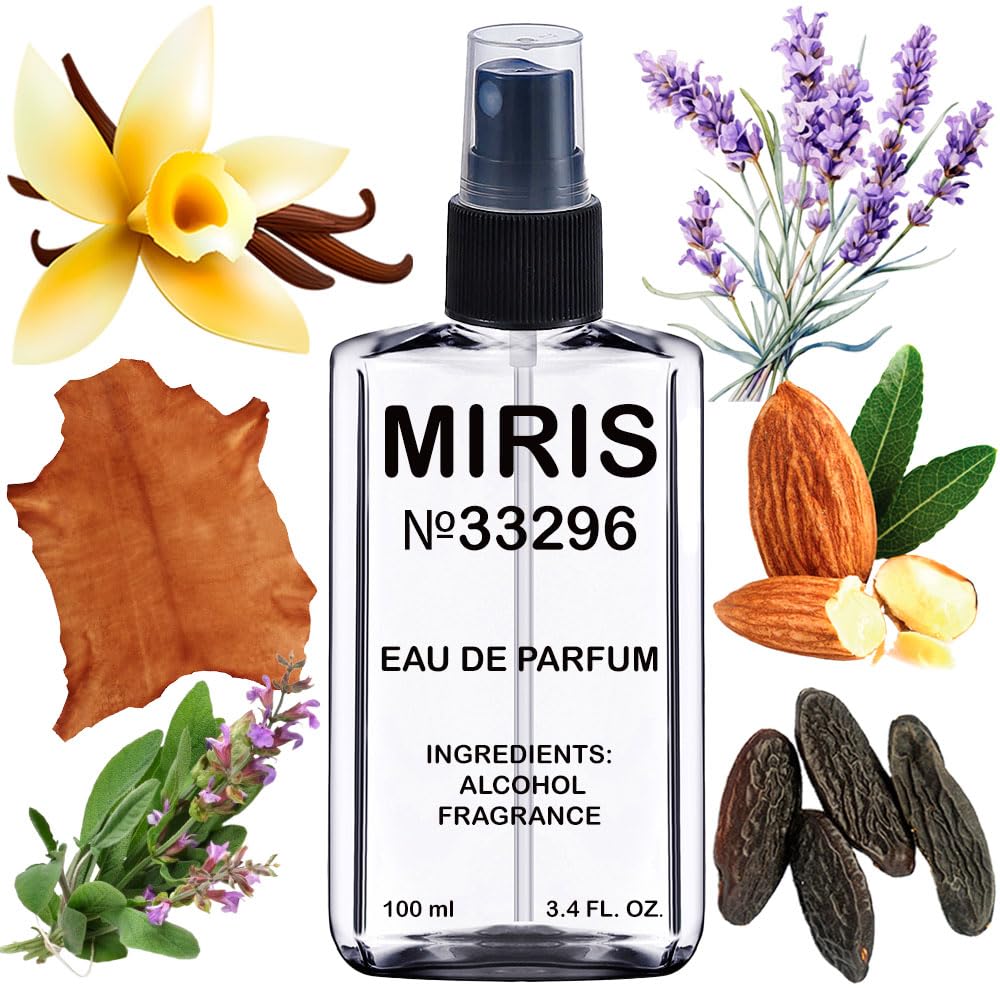MIRIS No. 33296, Inspired by Fabulous, Long-Lasting Unisex Eau de Parfum for Women & Men, Spray 3.4 Fl Oz / 100 ml