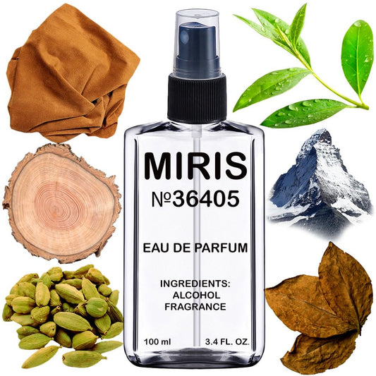 MIRIS No. 36405, Inspired by Montabaco, Long-Lasting Unisex Eau de Parfum for Women & Men, Spray 3.4 Fl Oz / 100 ml