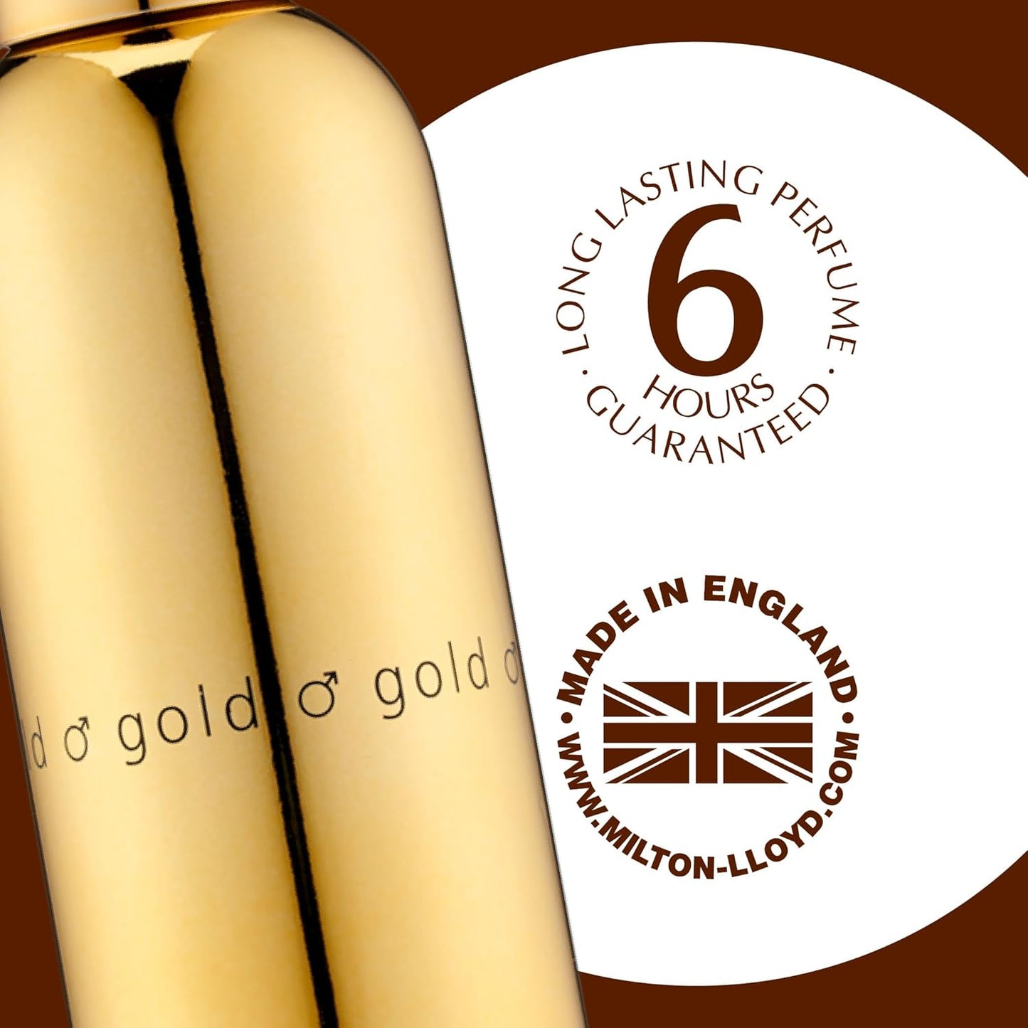 COLOUR ME Milton-Lloyd Gold Homme - Cologne for Men - Oriental Parfume for Men - Spicy, Amber Parfume - Mens Cologne - Long Lasting Parfume - 3 oz.