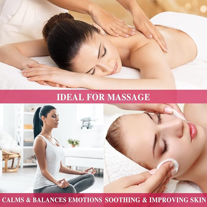 Geranium Essential Oil, MAYJAM 10ML/0.33FL.OZ Premium Geranium Oils for Soap Candle Making, Diffuser, Bedroom, Living Room, Office