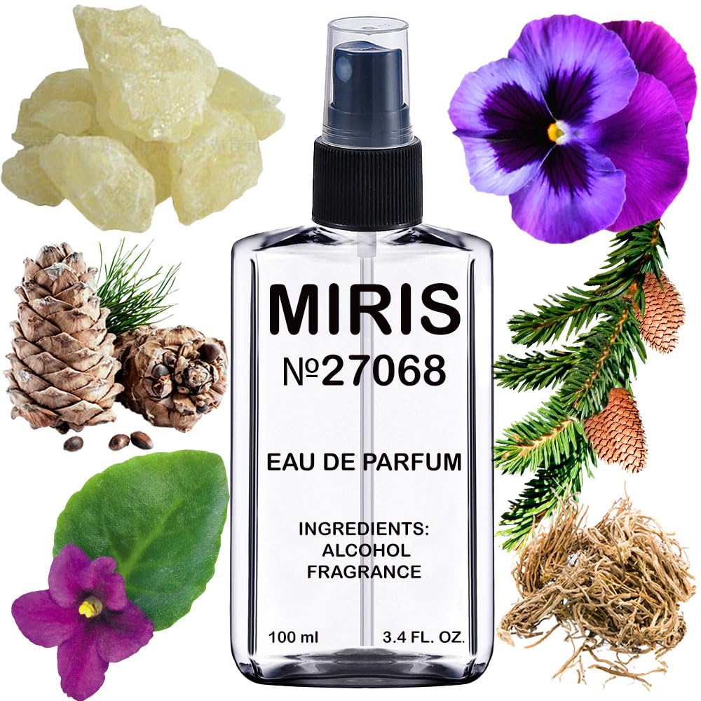 MIRIS No. 27068, Inspired by He Wood, Long-Lasting Eau de Parfum for Men, Spray 3.4 Fl Oz / 100 ml