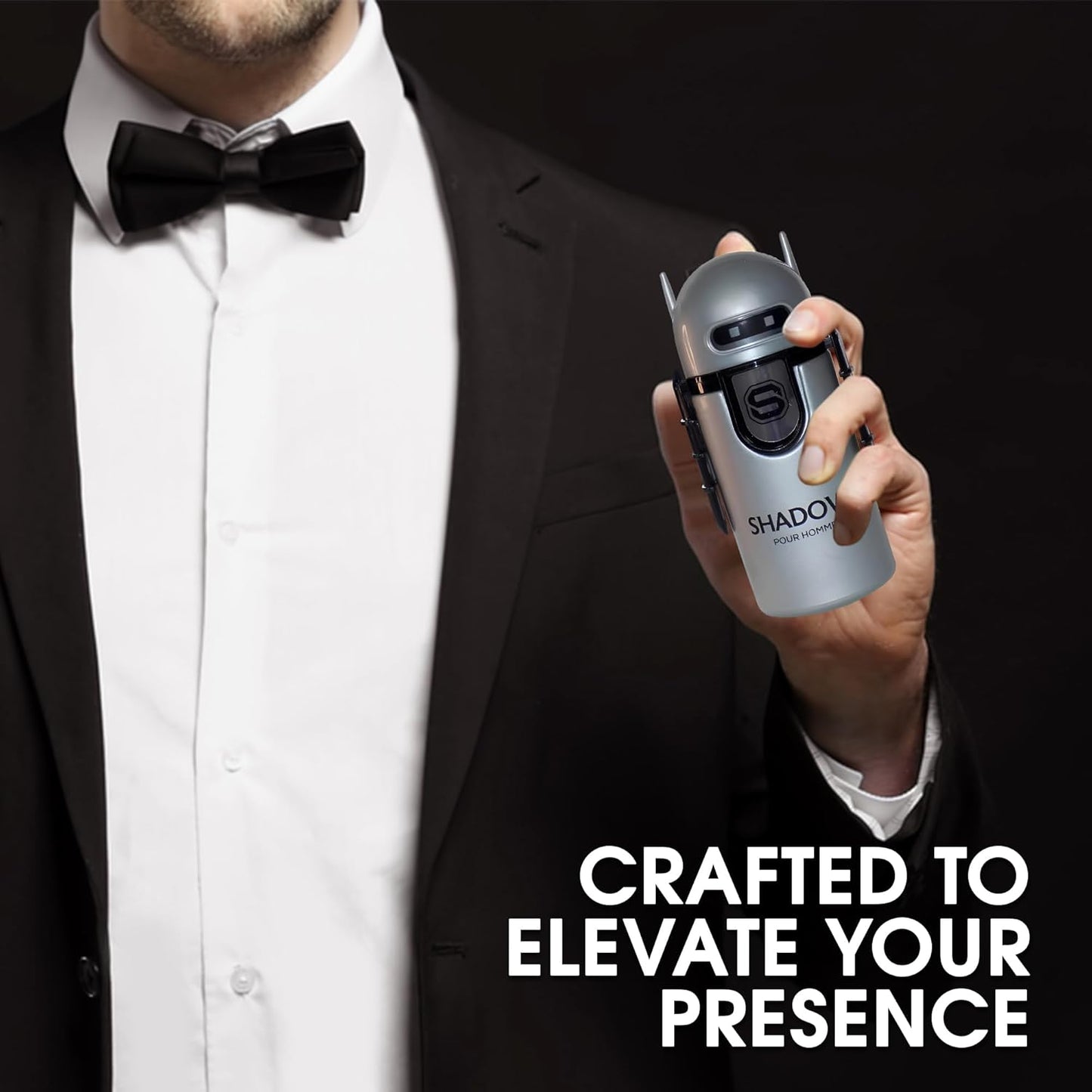 Shadow Sensual Woody Fragrance for Men | Long Lasting Cologne Aromatic Scent, Eau de Parfum Natural Spray - Great Holiday Gift, 3.4 Fl Oz/100 Ml