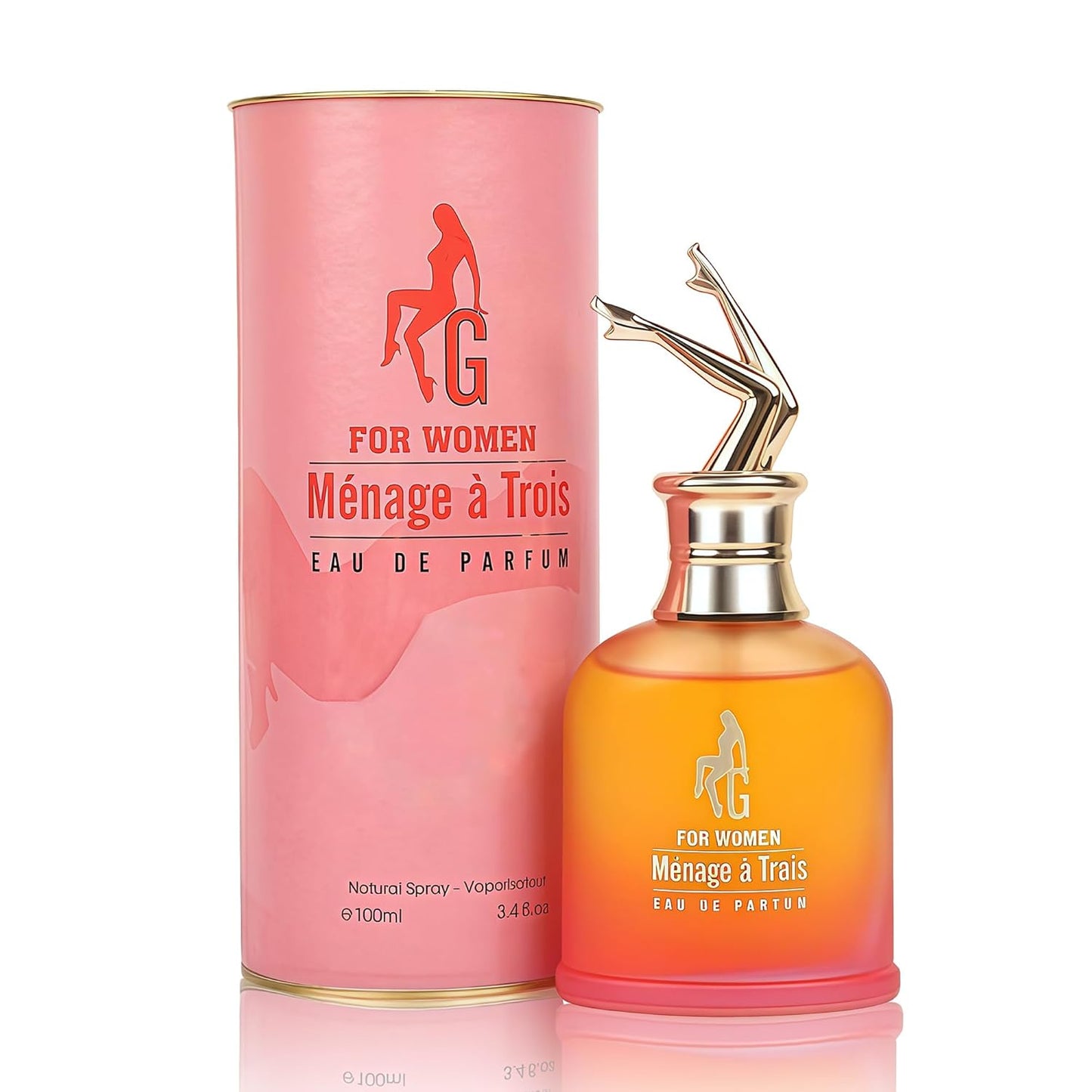 G for Women Menage Eau de Parfum for Women - 100ml Floral & Fruity Perfume with Lavender, Coconut, Vanilla & Pear, Long-Lasting Feminine Fragrance(2PCS)