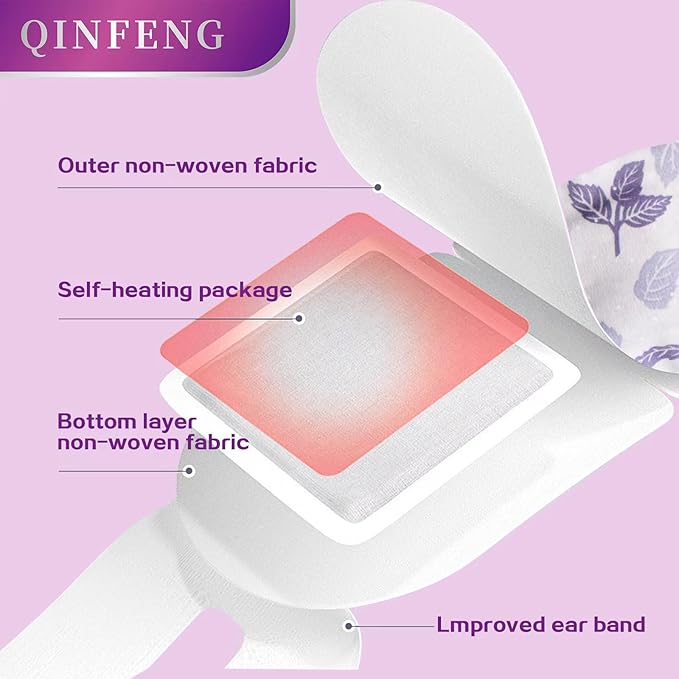 18 Packs Steam Eye Mask for Dry Eyes Self Heating Masks Cornea Care Rest Disposable SPA Warm Eye Compress Sleep Mask 30+ Minutes of Warmth for Reduce Eye Fatigue Travel Essentials (Unscented)