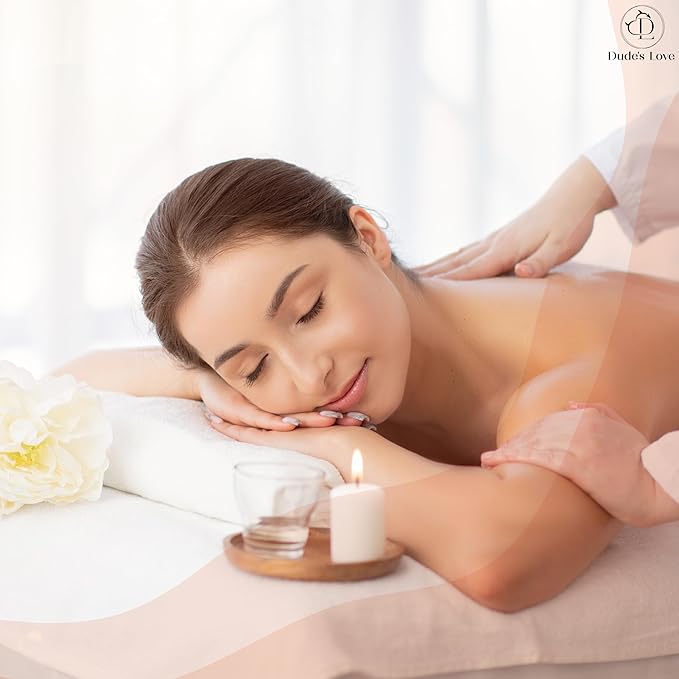 Dude's Love - Organic - Luscious Mocha Kiss Massage Oil - Coffee Massage Oil | No Stain - Non-Sticky | Nourish & Moisturize Skin | Aromatherapy Vegan Oil - 3.38 Fl Oz