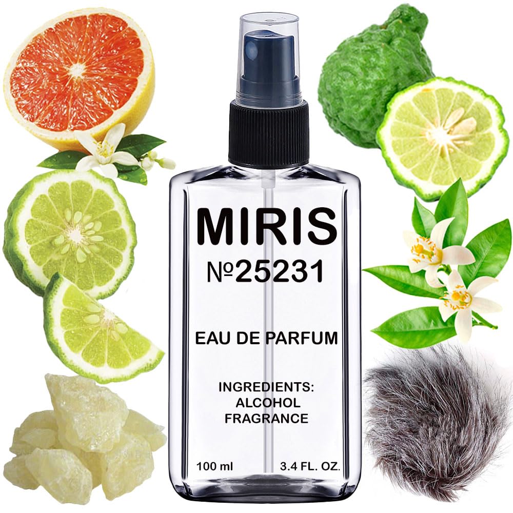 MIRIS No. 25231, Inspired by Di Homme Cologne, Long-Lasting Eau de Parfum for Men, Spray 3.4 Fl Oz / 100 ml