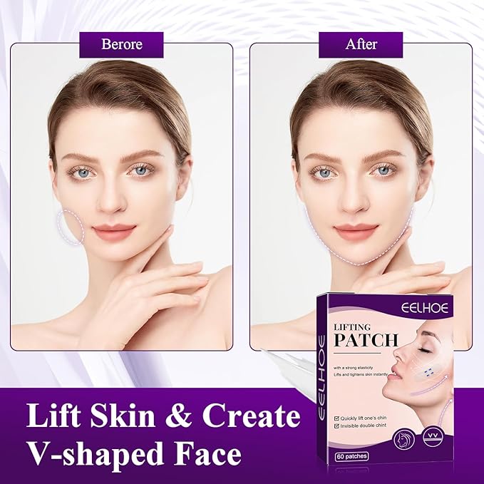 120PCS Invisible Face Lifter Tape, Makeup Instant FaceTapes, 2024 Upgraded Face Tape Lifting Invisible, Face Neck Lifter Tape for Double Chin Jowls Eyes Wrinkles Sagging Skin