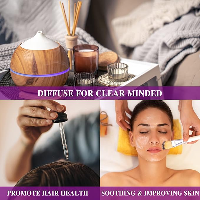 Rosemary Essential Oil 10ML, Pure Essential Oils for Massage, Diffusers, Rosemary Oil for Soap Candle Making (0.33FL.OZ Bottle)