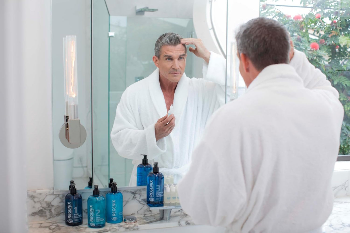 Regenix Starter Kit for Thinning Hair and Dry Scalp | Moisture Balance Shampoo, Deep Follicle Cleanser, Essential Scalp Protectant, Personalized Treatments | Natural Hair and Scalp Care System