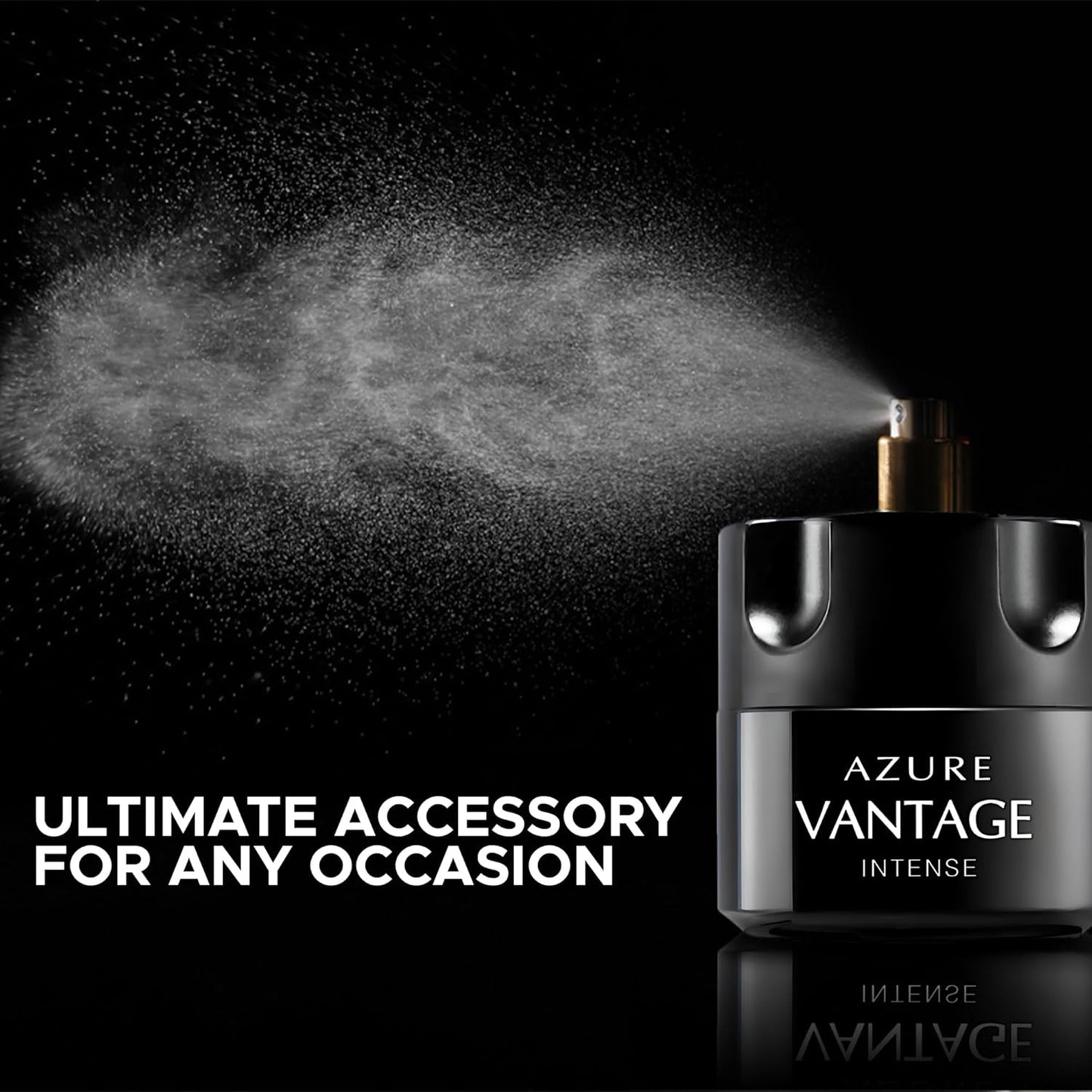 Men's Cologne Eau De Toilette EDT Spray Azure Vantage Intense 3.4 Fluid Ounce