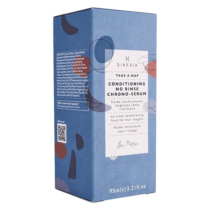 Sinesia | Take a Nap Conditioning No-Rinse Chrono-Serum (3.21 oz) | Anti Frizz Hair Smoothing Serum With Vitamin C & E | Nourishing & Detangling Hair Treatment for Frizzy, Dry, & Damaged Hair Types