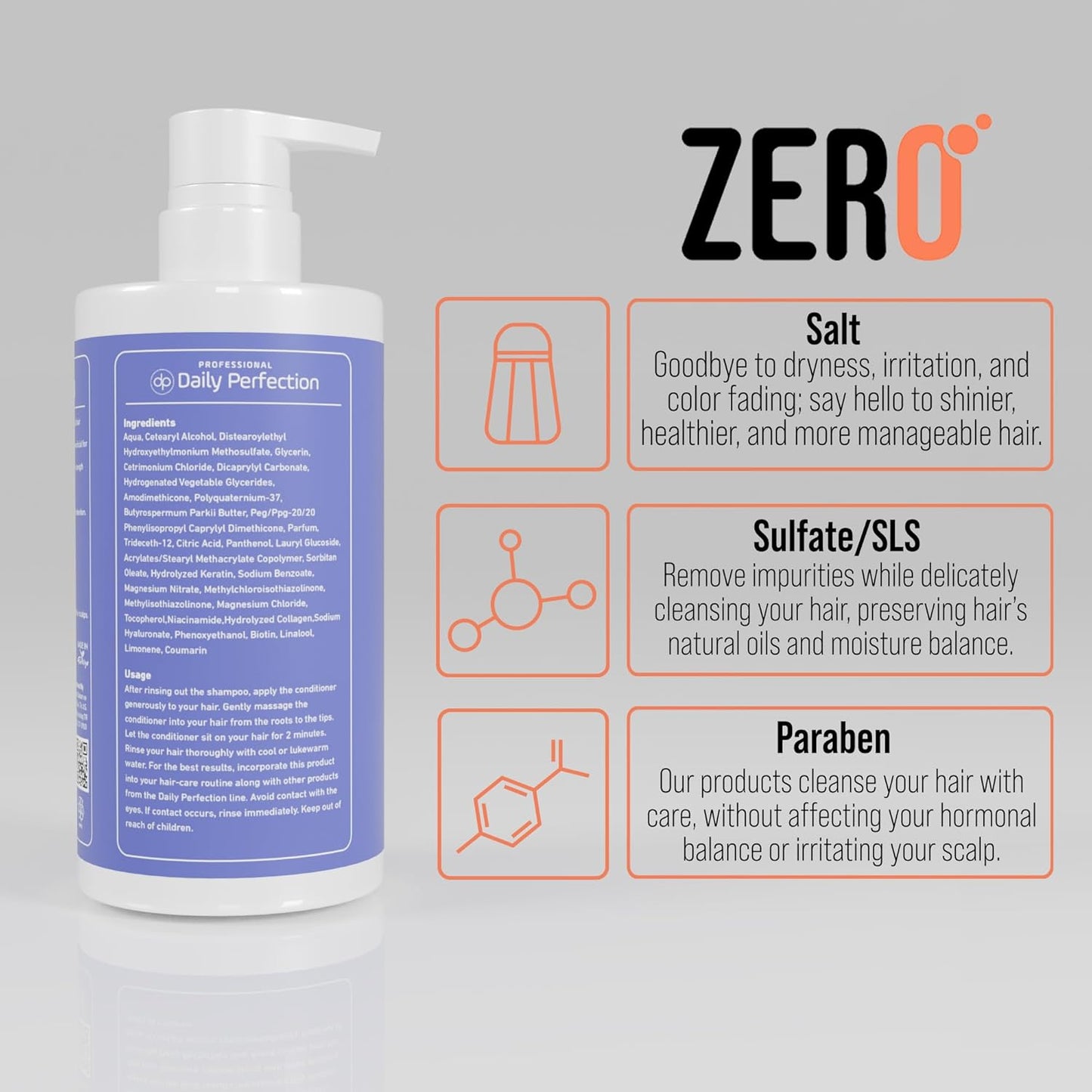 (dp) Collagen Conditioner– Boost Volume and Strength for Flat Hair – Clean + Salon-Grade Formula with Biotin & Keratin