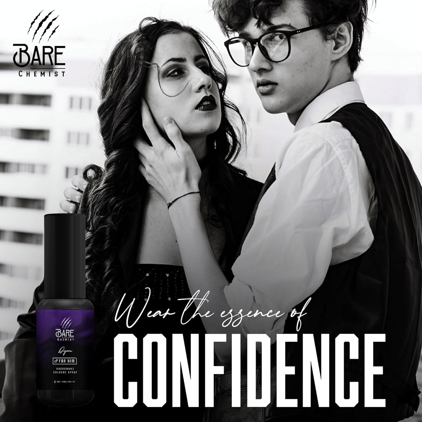 Dejavu Pheromone Cologne for Men [Attraction Formula] - Pheromone Perfume for Men [Long Lasting Results] 1oz - Lavender, Spice, Herbal