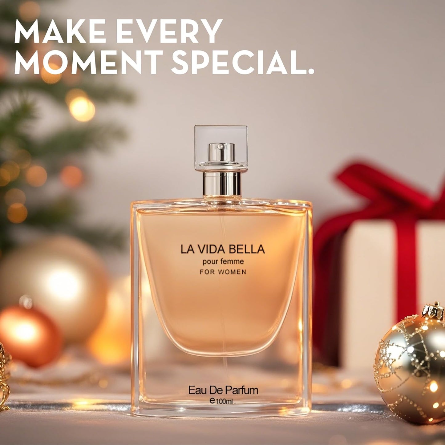 La Vida Bella Perfume for Women Long Lasting Fragrance Eau de Parfum Floral & Sweet Women's Perfume Daily Used 3.4 Fluid Ounce